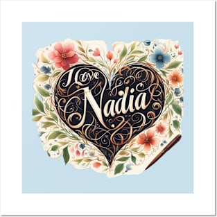 I love nadia valentine gift Posters and Art